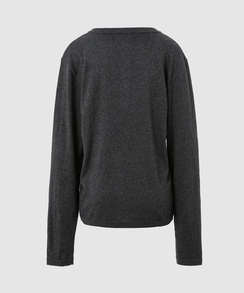 extreme cashmere（エクストリーム　カシミヤ）の「n°370 herman（ニット/セーター・レディース・グレー・OS）」の2枚目の写真