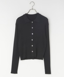 LOWRYS FARM | コンパクトポロニットロングスリーブ　 141126(ニット/セーター)