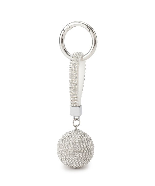 SHOO・LA・RUE（シューラルー）の「◆キラキラボールチャーム（チャーム・レディース・ホワイト/スミクロ/ライトブルー・00）」の4枚目の写真