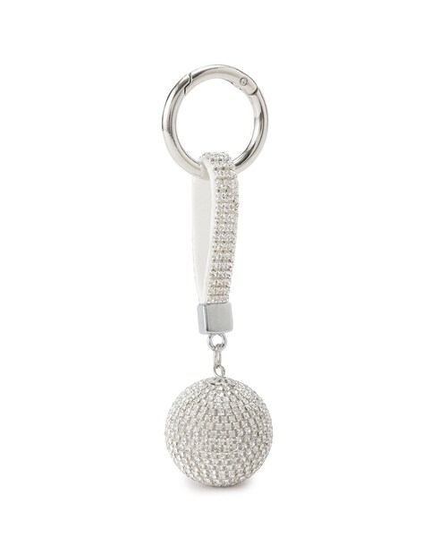 SHOO・LA・RUE（シューラルー）の「◆キラキラボールチャーム（チャーム・レディース・ホワイト/スミクロ/ライトブルー・00）」の6枚目の写真