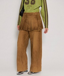 MAISON SPECIAL | Pleated Skirt Layered Pants/プリーツスカートレイヤードパンツ【MAISON SPECIAL/メゾンスペシャル】(その他パンツ)