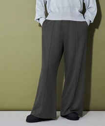 ＜CITEN＞ピンタックスウェットワイドパンツ