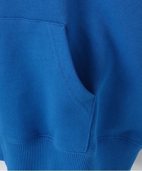 X-girl Stages(エックスガールステージス)の「ボックスロゴパーカー(パーカー・キッズ・ブラック/ピンク/ブルー/アイボリー・80cm/90cm/100cm/110cm/120cm/130cm/140cm)」の8枚目の写真