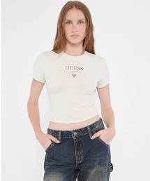 Guess | GUESS Originals Baker Baby Tee 半袖 Tシャツ レディース(Tシャツ/カットソー)