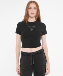 Guess | GUESS Originals Baker Baby Tee 半袖 Tシャツ レディース(Tシャツ/カットソー)