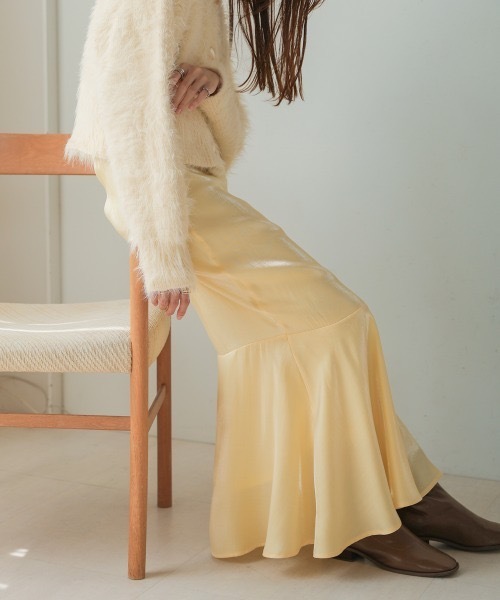 Bab(バブ)の「ナローフレアースカート(スカート・レディース・ブラック/A/イエロー/B・M/S)」の22枚目の写真