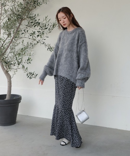 Bab(バブ)の「ナローフレアースカート(スカート・レディース・ブラック/A/イエロー/B・M/S)」の18枚目の写真