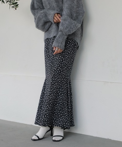 Bab(バブ)の「ナローフレアースカート(スカート・レディース・ブラック/A/イエロー/B・M/S)」の19枚目の写真