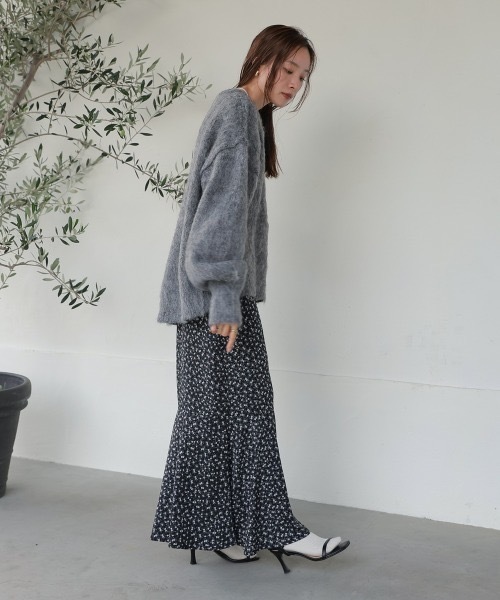 Bab(バブ)の「ナローフレアースカート(スカート・レディース・ブラック/A/イエロー/B・M/S)」の21枚目の写真