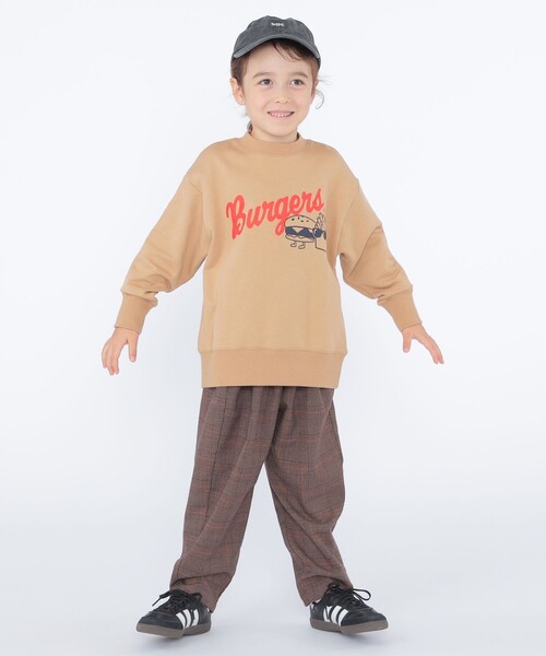 SHIPS(シップス)の「SHIPS KIDS:100~130cm / チェック タック パンツ(その他パンツ・キッズ・ブラウン系その他・100/110/120/130)」の5枚目の写真