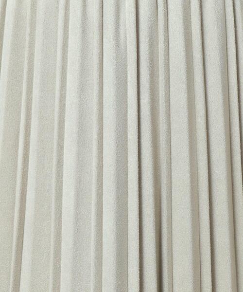 ITS'DEMO（イッツデモ）の「◆【ウエストゴム／手洗い可】フェイクスエードプリーツスカート（スカート・レディース・ナチュラル/ブルー/ライトグレー/ダークブラウン/マスタード/ピンク/ライトベージュ・00）」の11枚目の写真