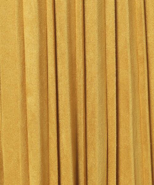 ITS'DEMO（イッツデモ）の「◆【ウエストゴム／手洗い可】フェイクスエードプリーツスカート（スカート・レディース・ナチュラル/ブルー/ライトグレー/ダークブラウン/マスタード/ピンク/ライトベージュ・00）」の15枚目の写真