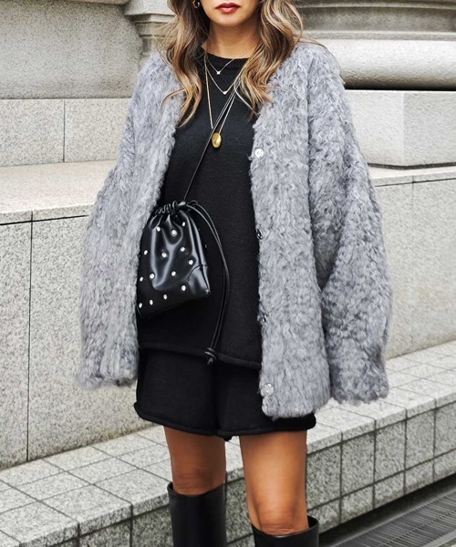 esutoreja（エストレジャ）の「モヘアニットカーディガン