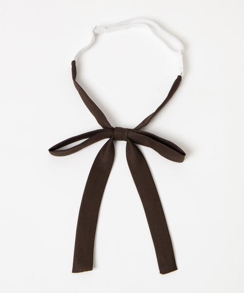 WEGO（ウィゴー）の「WEGO/細スクールリボン（蝶ネクタイ・レディース・ピンク/レッド/ネイビー/ブラック/ブラウン・FREE）」の9枚目の写真