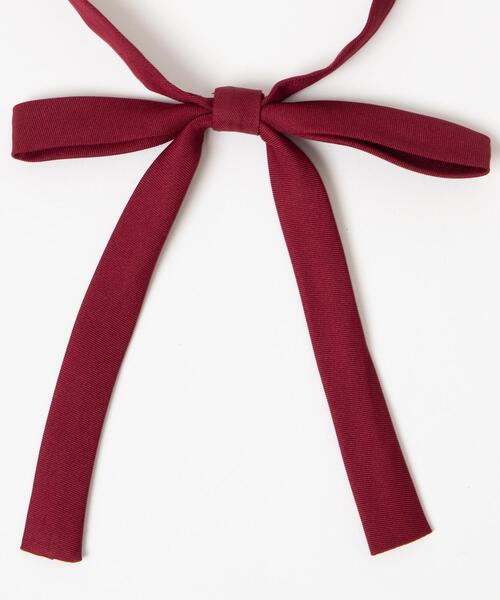 WEGO（ウィゴー）の「WEGO/細スクールリボン（蝶ネクタイ・レディース・ピンク/レッド/ネイビー/ブラック/ブラウン・FREE）」の13枚目の写真