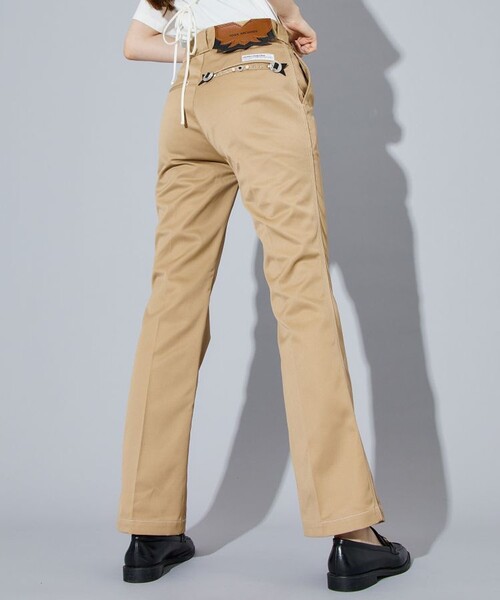 パンツ TOGA DICKIES TOGA × ディッキーズ - レザーやメタルパーツ付きワイド＆フレアパンツ