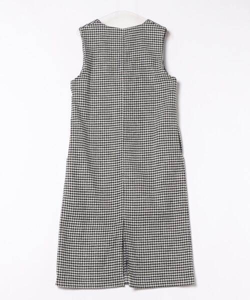 M.deux（エムドゥ）の「［千鳥柄ジャンスカ］（ジャンパースカート・レディース・ブラック/グレー・MEDIUM）」の8枚目の写真