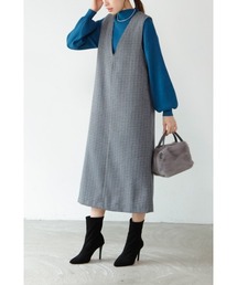 M.deux | ［千鳥柄ジャンスカ］(ジャンパースカート)