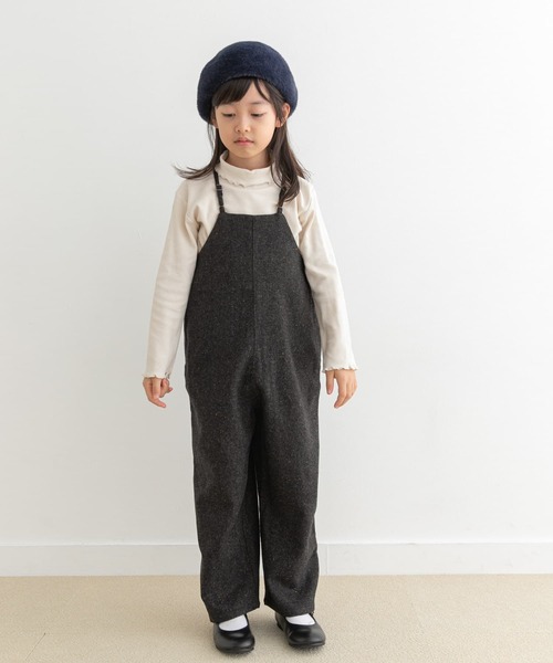 URBAN RESEARCH DOORS ネップツイードサロペット新品 セール】ツイードオールインワン（サロペット/オーバーオール