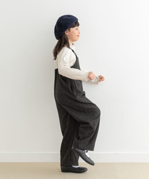 URBAN RESEARCH DOORS ネップツイードサロペット新品 セール】ツイードオールインワン（サロペット/オーバーオール