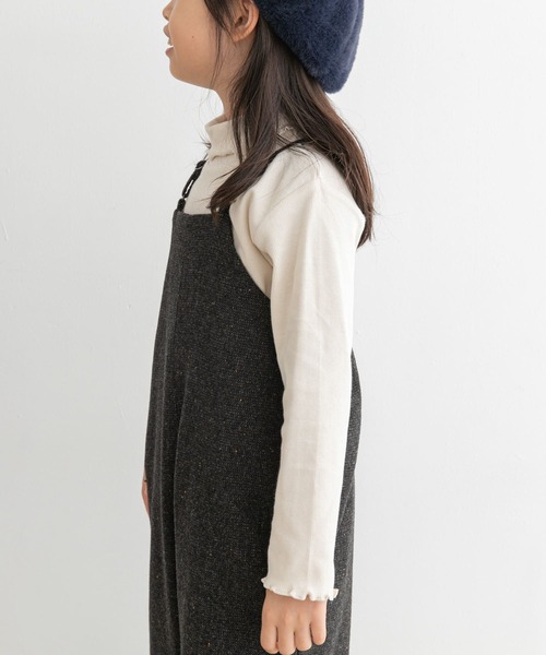 URBAN RESEARCH DOORS（アーバンリサーチドアーズ）の「『親子リンク』ネップツイードサロペット(KIDS)（ワンピース・キッズ・ライトベージュ/チャコールグレー・120/135）」の18枚目の写真