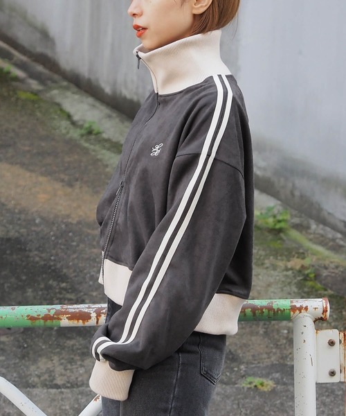 セール】【丈が選べる2サイズ】スエポントラックジャケット