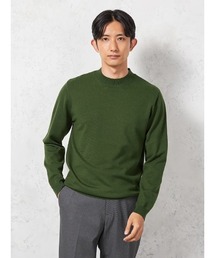 KATHARINE E HAMNETT（キャサリン・イー・ハムネット）の「【KATHARINE E HAMNETT-キャサリン・イー・ハムネット-】モックネック ニット 吸湿発熱 ストレッチ ウォッシャブル 無地（ニット/セーター）」