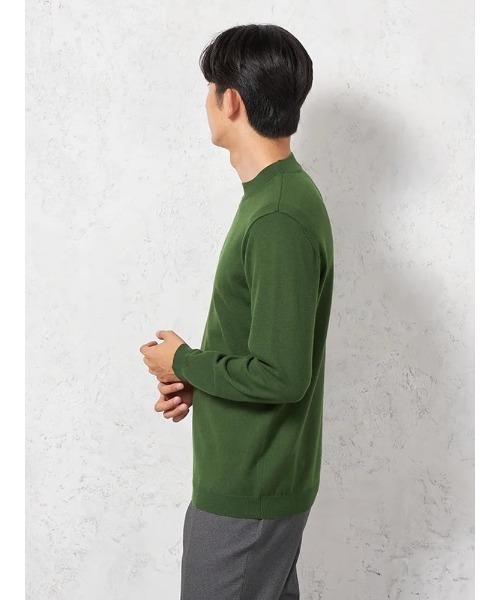 美品✨プルミエアロンディスモン ラクーンニット ボルドー Vネック