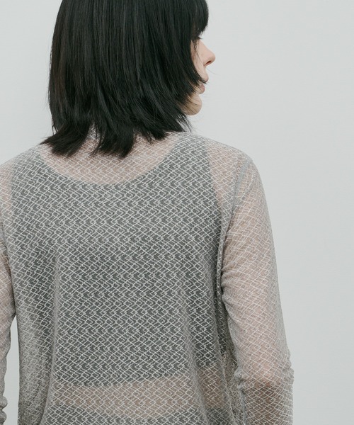 AIVER（アイバー）の「AIVER　レースハイネックFSプルオーバー（Tシャツ/カットソー・レディース・レッド/シルバーグレー/ブルー/ブラック・LARGE/MEDIUM/SMALL）」の20枚目の写真