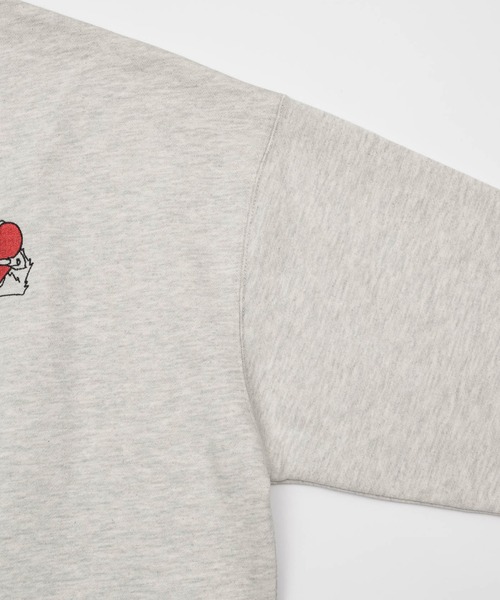 Remember.(リメンバー)の「Both Embroidery Monster Claw Sweat(スウェット・メンズ・チャコールグレー/ライトグレー・LARGE/MEDIUM/SMALL)」の17枚目の写真