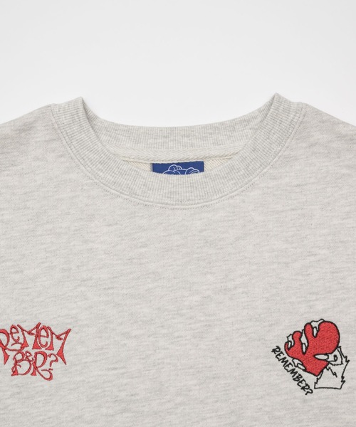 Remember.(リメンバー)の「Both Embroidery Monster Claw Sweat(スウェット・メンズ・チャコールグレー/ライトグレー・LARGE/MEDIUM/SMALL)」の14枚目の写真