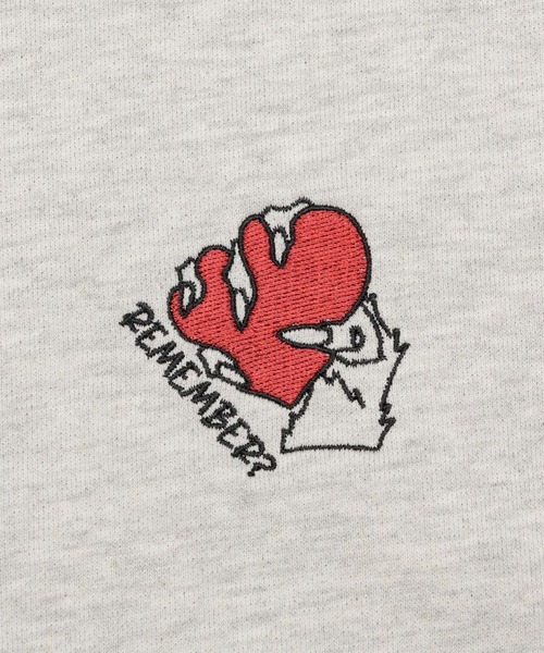 Remember.(リメンバー)の「Both Embroidery Monster Claw Sweat(スウェット・メンズ・チャコールグレー/ライトグレー・LARGE/MEDIUM/SMALL)」の12枚目の写真
