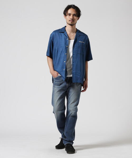 AVIREX(アヴィレックス)の「DOUBLE DRAGON SOUVENIR SHIRT / ダブルドラゴン スーベニア 半袖シャツ / AVIREX / アヴィレックス(シャツ/ブラウス・メンズ・ブルー/ブラック/パープル・XX-LARGE/X-LARGE/LARGE/MEDIUM)」の17枚目の写真