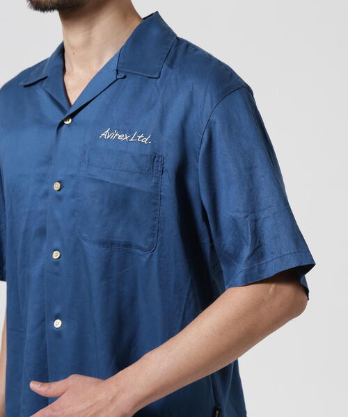 AVIREX(アヴィレックス)の「DOUBLE DRAGON SOUVENIR SHIRT / ダブルドラゴン スーベニア 半袖シャツ / AVIREX / アヴィレックス(シャツ/ブラウス・メンズ・ブルー/ブラック/パープル・XX-LARGE/X-LARGE/LARGE/MEDIUM)」の21枚目の写真