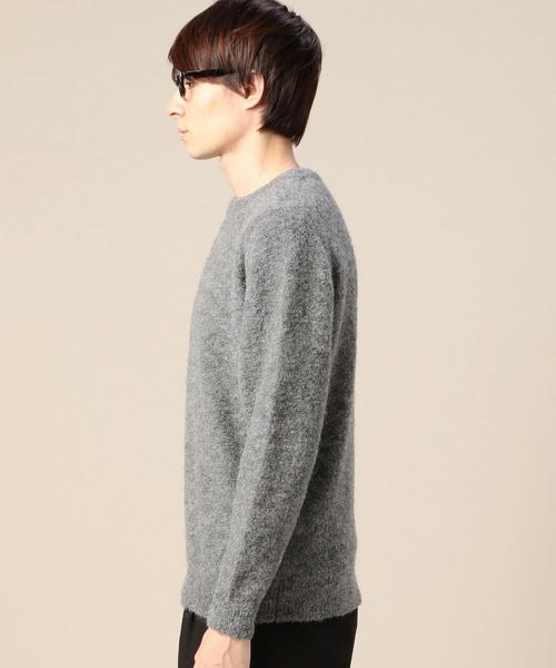 BEAUTY&YOUTH UNITED ARROWS(ビューティーアンドユースユナイテッドアローズ)の「BY アルパカ リングヤーン クルーネックニット◆(ニット/セーター・メンズ・ナチュラル/ネイビー/その他1/ライトグレー/グレー・X-LARGE/MEDIUM/SMALL/LARGE)」の8枚目の写真