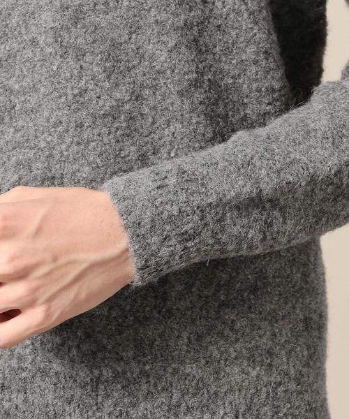 BEAUTY&YOUTH UNITED ARROWS(ビューティーアンドユースユナイテッドアローズ)の「BY アルパカ リングヤーン クルーネックニット◆(ニット/セーター・メンズ・ナチュラル/ネイビー/その他1/ライトグレー/グレー・X-LARGE/MEDIUM/SMALL/LARGE)」の10枚目の写真