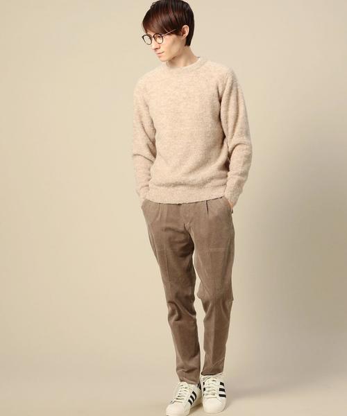 BEAUTY&YOUTH UNITED ARROWS(ビューティーアンドユースユナイテッドアローズ)の「BY アルパカ リングヤーン クルーネックニット◆(ニット/セーター・メンズ・ナチュラル/ネイビー/その他1/ライトグレー/グレー・X-LARGE/MEDIUM/SMALL/LARGE)」の16枚目の写真