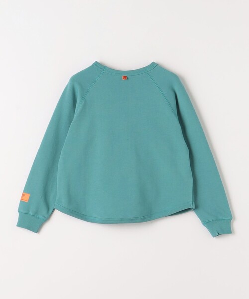 UNIVERSAL OVERALL(ユニバーサルオーバーオール)の「【別注】<UNIVERSAL OVERALL> U スウェット / トレーナー / キッズ 140cm-160cm(スウェット・キッズ・ブラック/ライトグレー/ケリー・M(140-150cm)/L(160cm))」の4枚目の写真