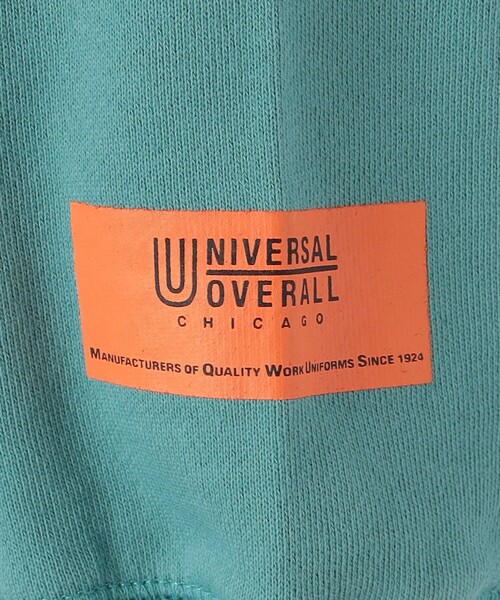 UNIVERSAL OVERALL(ユニバーサルオーバーオール)の「【別注】<UNIVERSAL OVERALL> U スウェット / トレーナー / キッズ 140cm-160cm(スウェット・キッズ・ブラック/ライトグレー/ケリー・M(140-150cm)/L(160cm))」の7枚目の写真