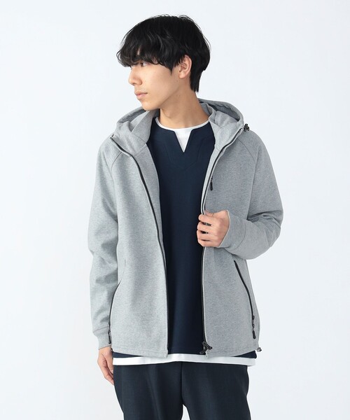 BEAMS HEART(ビームスハート)の「ライト フィルム パーカー(パーカー・メンズ・グレー/その他1・XL/L/M/S)」の1枚目の写真