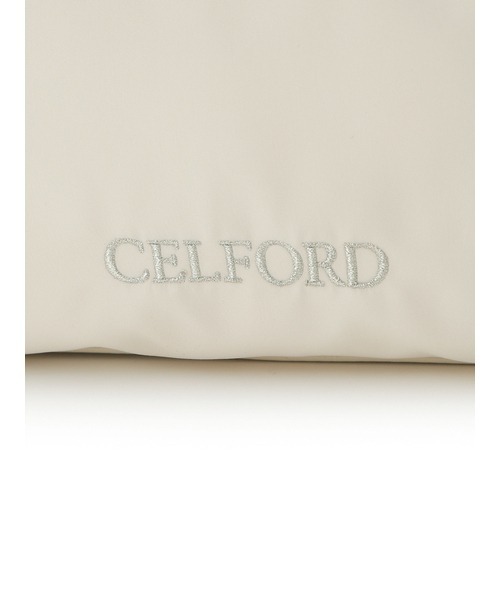 CELFORD(セルフォード)の「【プリュム】フリルラメ刺繍トートバッグ(L)(トートバッグ・レディース・ブラック/サックスブルー/アイボリー/ライトピンク・FREE)」の8枚目の写真