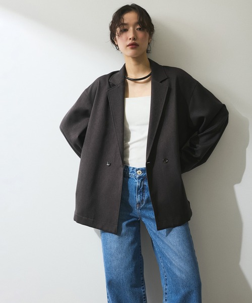 Adam et Rope' -     Adam et Rope' Le Magas BIGシャツジャケット ZOZO限定】ルーズシャツジャケット≪Made by ZOZO≫（テーラード