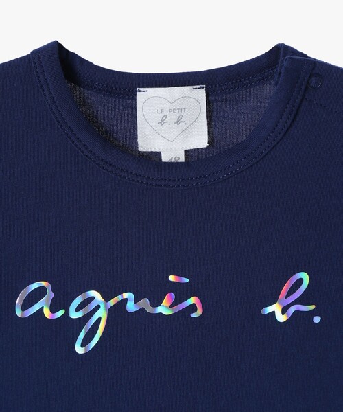 agnes b.(アニエスベー)の「SEN5 L BRASSIERE ベビー トップス(Tシャツ/カットソー・キッズ・ネイビー・2YEAR/1YEAR/6MONTH/18M)」の3枚目の写真