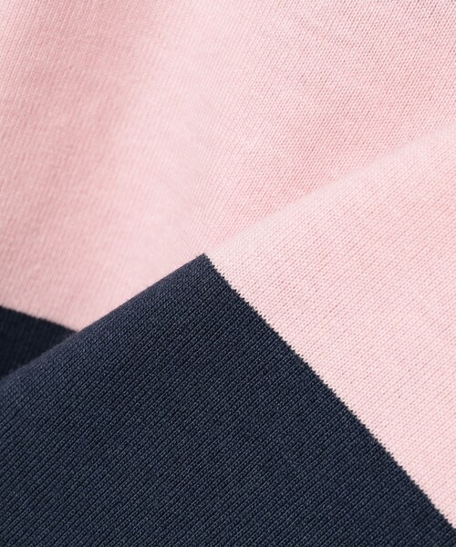 Champion（チャンピオン）の「【別注】Champion / ボーダー クレイジー ワンピース（ワンピース・レディース・ネイビー/ピンク・S）」の22枚目の写真