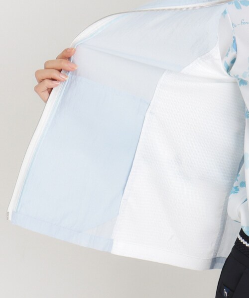 adabat（アダバット）の「撥水加工 シアーワッシャージップアップベスト（ベスト・レディース・サックスブルー/ピンク・42/40/38）」の6枚目の写真