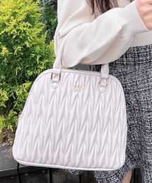 INGNI | チャーム付キルティングボストンバッグ(ハンドバッグ)