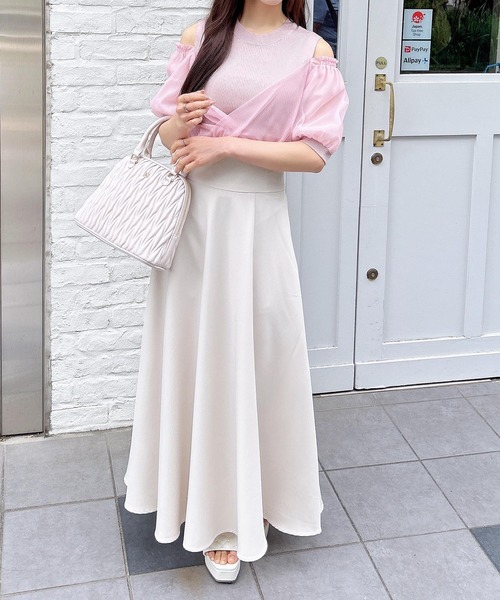 INGNI(イング)の「チャーム付キルティングボストンバッグ(ハンドバッグ・レディース・ピンクベージュ/ブラック/オフホワイト・ONE SIZE)」の21枚目の写真