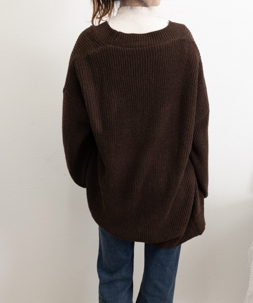 Miniministore(ミニミニストア)の「ニットカーディガン レディース アウター(カーディガン/ボレロ・レディース・グレー/ブラウン/ベージュ・FREE)」の18枚目の写真