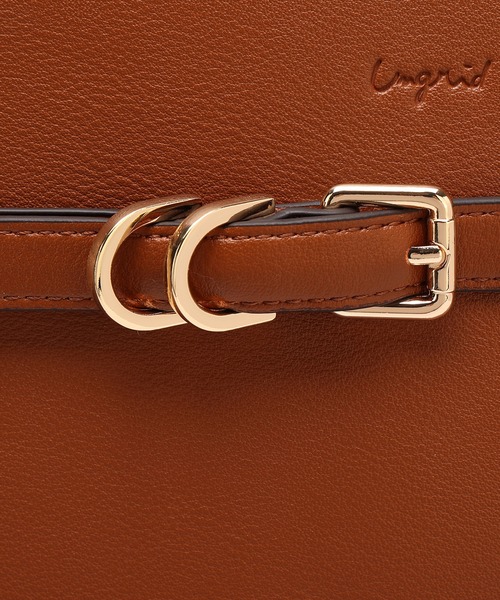 Ungrid(アングリッド)の「【Ungrid/アングリッド】シンプルベルト ラージトート 大容量 A4トート 通勤通学 リクルート(トートバッグ・レディース・ブラック/アイボリー/オリーブ/キャメル/ダークベージュ・FREE)」の12枚目の写真