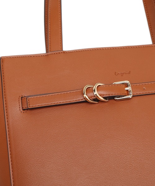 Ungrid(アングリッド)の「【Ungrid/アングリッド】シンプルベルト ラージトート 大容量 A4トート 通勤通学 リクルート(トートバッグ・レディース・ブラック/アイボリー/オリーブ/キャメル/ダークベージュ・FREE)」の19枚目の写真